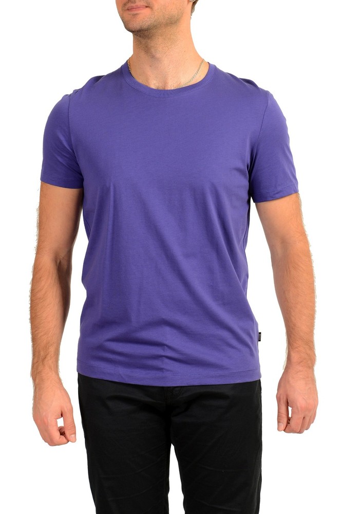 Hugo Boss Men’s “Tiburt 55” Purple Crewneck Short Sleeve T-Shirt US 2XL IT 56
