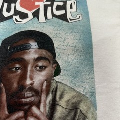 2Pac Poetic Justice Movie Graphic T-Shirt XL 2018 Rap Tee White Tupac