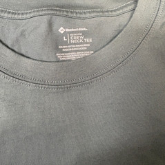 Men’s Member’s Mark T-Shirt Size L Cotton Blend Crew Neck Short Sleeve Green