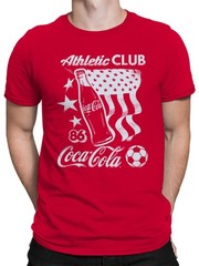 Officially Licensed Coca Cola Coca-Cola Athletic Club Retro Men’s T-shirt