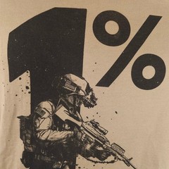 United States Army T Shirt Mens Size Medium Beige 1% US Military Recon Wear