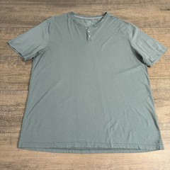 Free Fly Mens Henley T-Shirt Size (XL) Light Green Bamboo Viscose Blend EUC B9