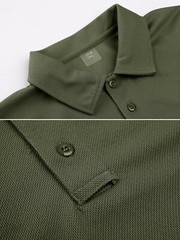 Men’s Long Sleeve Golf Polo Shirts Performance T-Shirts Winter Pullover Workwear