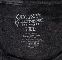 Counts Kustoms Las Vegas T Shirt Mens 3XL Distressed Motorcycle Logo