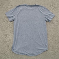 Carbon Longer Length T-Shirt Mens XXL Blue Heather Pocket Tee Casual