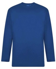 Espionage Mens Big Size Pure Cotton Long Sleeve Tee Shirt size 2XL-8XL