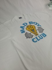 Vtg 80s 90s Single Stitch Bad Boy Club Gym Muscles Graphic T-Shirt Large Golds