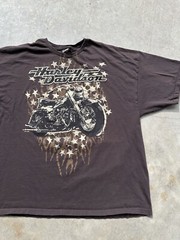 2009 Harley Davidson HD Brown Lander’s Arkansas Rayban T-Shirt Y2K Grunge