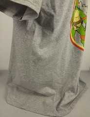 Teenage Mutant Ninja Turtles SS Gray Cotton Graphic Print T Shirt Size XL – New