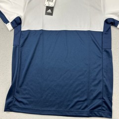 Adidas Shirt Men Medium Collegiate Navy White T16 CC Tee Athletic Training Gym M