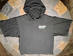 Vintage Jack Daniels 1989 Hooded Graphic T-shirt Mens LG Short Sleeve USA Made