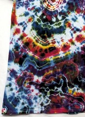 Handmade Tie Dye Rainbow Multicolor Geode Pattern Small Shirt 17″ W X 24.5″ L