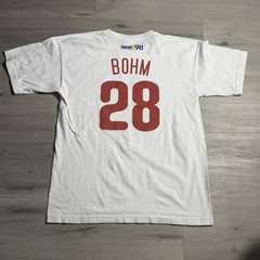 IBEW Local 98 Bohm 28 T Shirt Large Made In USA Bayside Phillies Union Tee