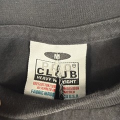 3X Pro Club Heavyweight T-Shirts Black Men’s Crew Neck Short Sleeve Size Medium