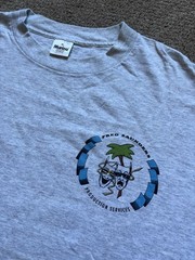 VTG ‘97 Rolling Stones Bridges to Babylon Local Crew Light Grey Tee