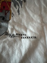 Vintage Single Stitch Santa Fe Railroad T-shirt Hanes Beefy 2XL White