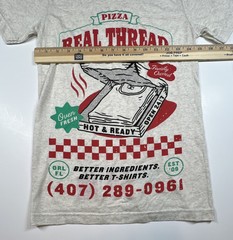 Real Thread Pizza Orlando Florida Adult Size XS Soft Poly Cotton Rayon Blend