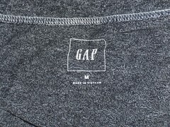 Gap Mens Long Sleeve Pocket T-Shirt Size Medium Charcoal Gray Casual