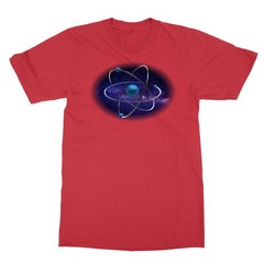 Atom Symbol Chemistry Physics Science Atomic Geek Nerd Men’s T-Shirt