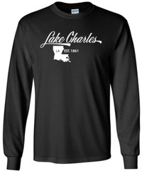 Lake Charles Louisiana T-Shirt Long Sleeve Graphic tee