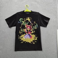 Hazbin Hotel Men Shirt M Black Graphic Hot Topic Niffy Gold Glitter Tee