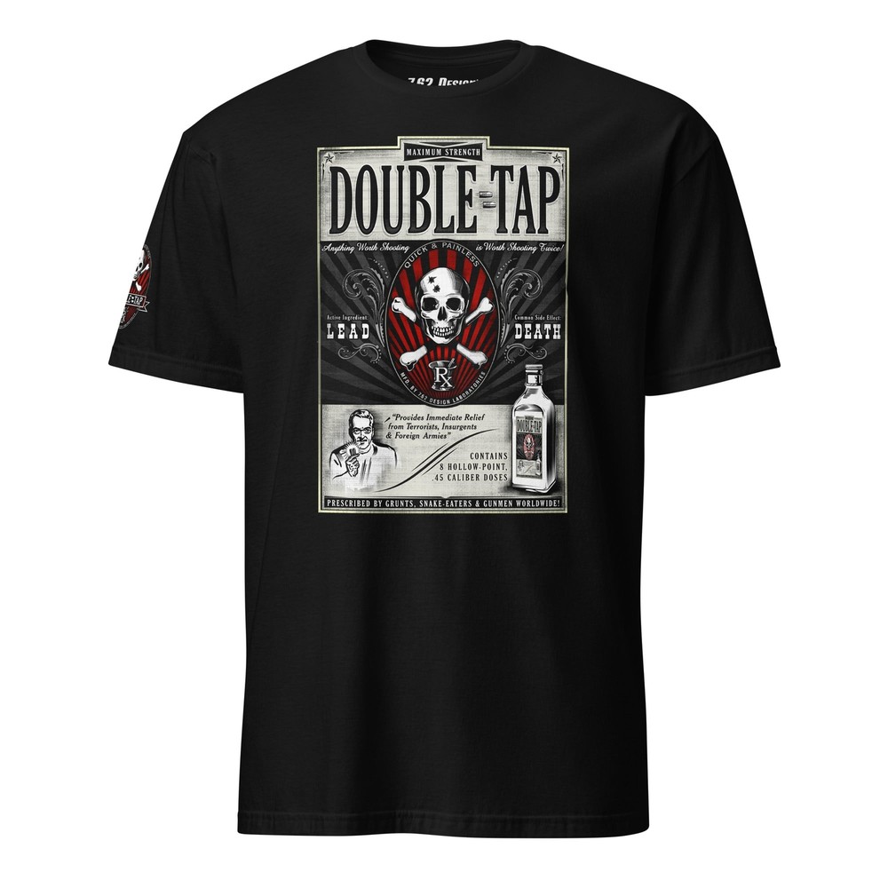 Double Tap 7.62 Design Unisex 2nd Amendment T-Shirt