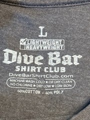 Large Barstool Sports Dive Bar Shirt Club Lot USA Hockey Saturdays Brewing Beer