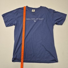 Gulf Shores T Shirt – Small Town, Big Beach Size Large Blue