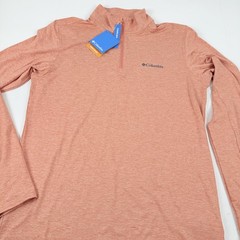 Columbia Men’s Tech Trail 1/4 Zip Shirt – Faded Peach-Size Small