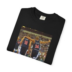 Custom Vintage 90s Arizona Wildcats Mike Biby & Miles Simon Graphic T – Shirt