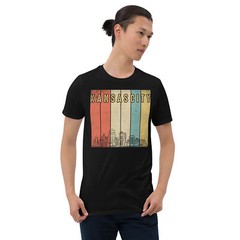 Retro 1970’s Style Kansas City Skyline T-Shirt, Kansas City, Retro 1970’s,