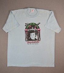 Vintage Frankie Valli & The Four Seasons T Shirt Mens XL Blue Jerzees Made in US