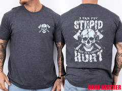 2-Side I Can Fix Stupid But It’s Gonna Hurt Skull T-Shirt