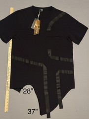New Asian Streetwear Cyberpunk Techwear Manga Anime Pocket Shirt Asymmetrical ￼