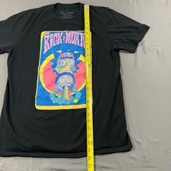 Rick and Morty Adult Swim Graphic T Shirt Mens Medium Black