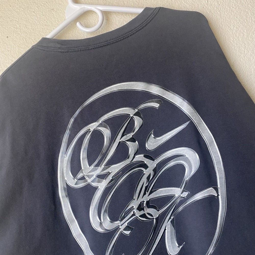 Nike Devin Booker T-Shirt Men L OVERSIZED Basketball Essentials Long Sleeve