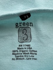 Green 3 St. Patrick’s Day Graphic Print Crew Neck Long Sleeve T-Shirt M