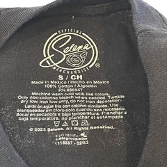 Selena Official Merchandise Mens Graphic Band T Shirt Black Size Small