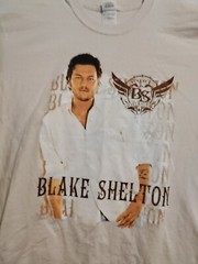Blake Shelton Pure BS tour t-shirt – Ivory color Size L