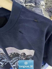 American Streetwear Printed Tee Vintage Washed Loose Crew Neck T-Shirt Unisex