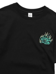 Niepce Japanese Streetwear Embroidery T-shirt Emerald Kirin Graphic Tee for Men