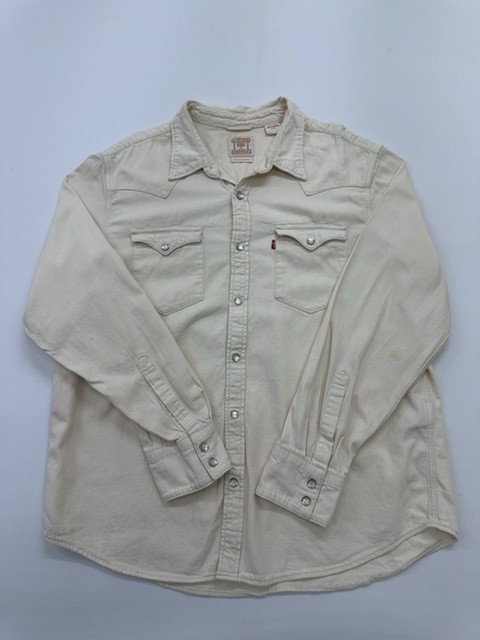 Levi’s Boys Western Nature Denim Shirt XL Snapback
