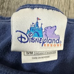 Disneyland Resort Mickey Mouse USA Flag Tee Blue Patriotic S/M Made in Turkey