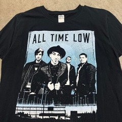 2014 All Time Low T-shirt Pop Punk Black Band tee Mens Large