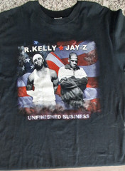 Irreplaceable Men’s R. Kelly Jay-Z Unfinished Business Black Double-Sided L
