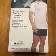 Tommy John ~ Mens 2-Pack T-Shirts Crew Neck Undershirts BLACK Cotton Blend ~ MED