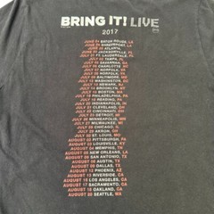 Bring It Shirt Men Small Live Tour 2017 USA Concert Top Retro Work Party Core Go