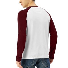Mens Casual Long Sleeve T-shirt Henley Grandad V Neck Button Solid Tee Shirt Top