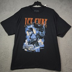 ICE CUBE Shirt Mens 3XL XXXL Black Hip Hop Rap Music 90 Y2K Retro Streetwear NWT