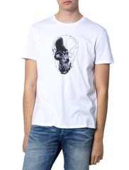 Just Cavalli Skull T-Shirt Tee Size XL